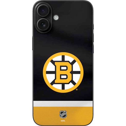 NHL Boston Bruins Jersey iPhone 16 Plus Skin